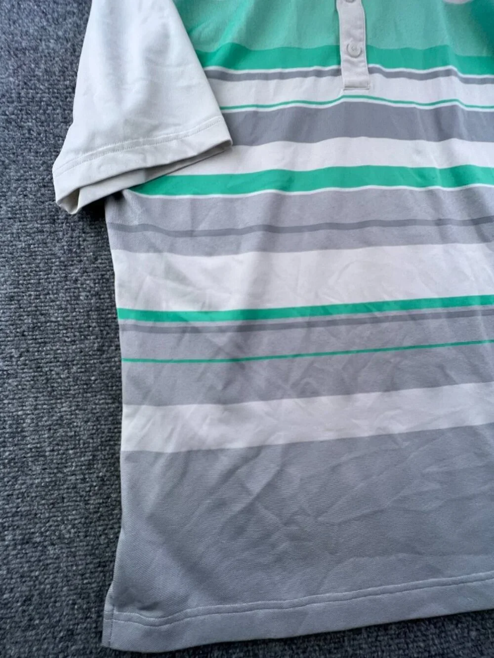 Adidas Golf Polo Climacool Short Sleeve Athletic Golf Shirt Mens Small White